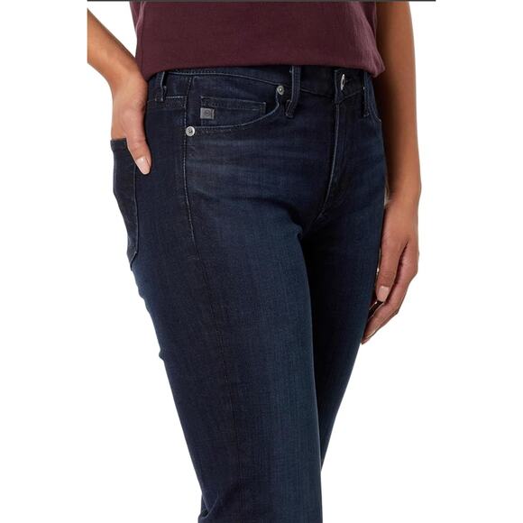 AG ADRIANO GOLDSCHMIED Prima Cigarette Jeans 26 US 2 Dark Blue Contour 360 NWT - Picture 2 of 12